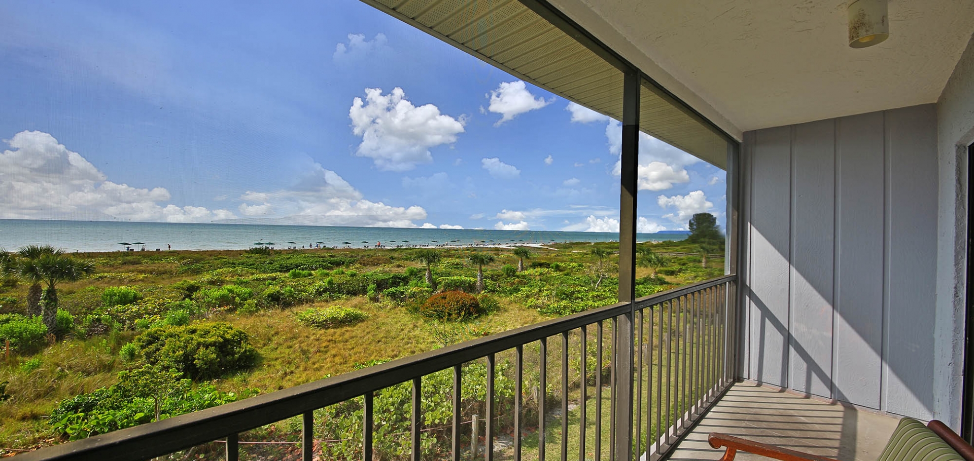 Sanibel Inn gulf view from balcony