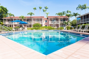 View of Sanibel Inn's top rated pool