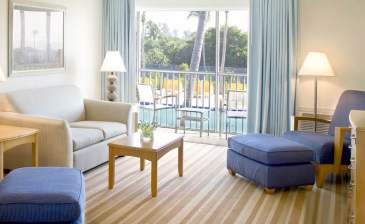 An interior view of a Sunset Beach Inn Suite