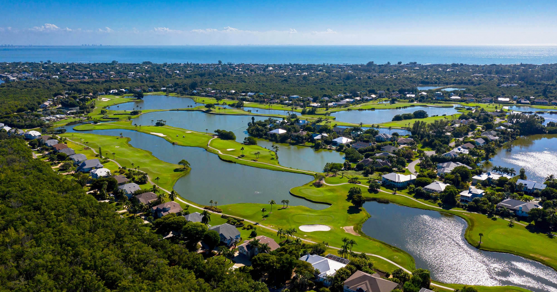 Aerial views of the Dunes of Sanibel