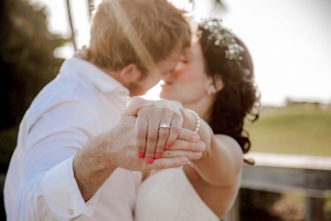 Wedding rings at the Inns of Sanibel