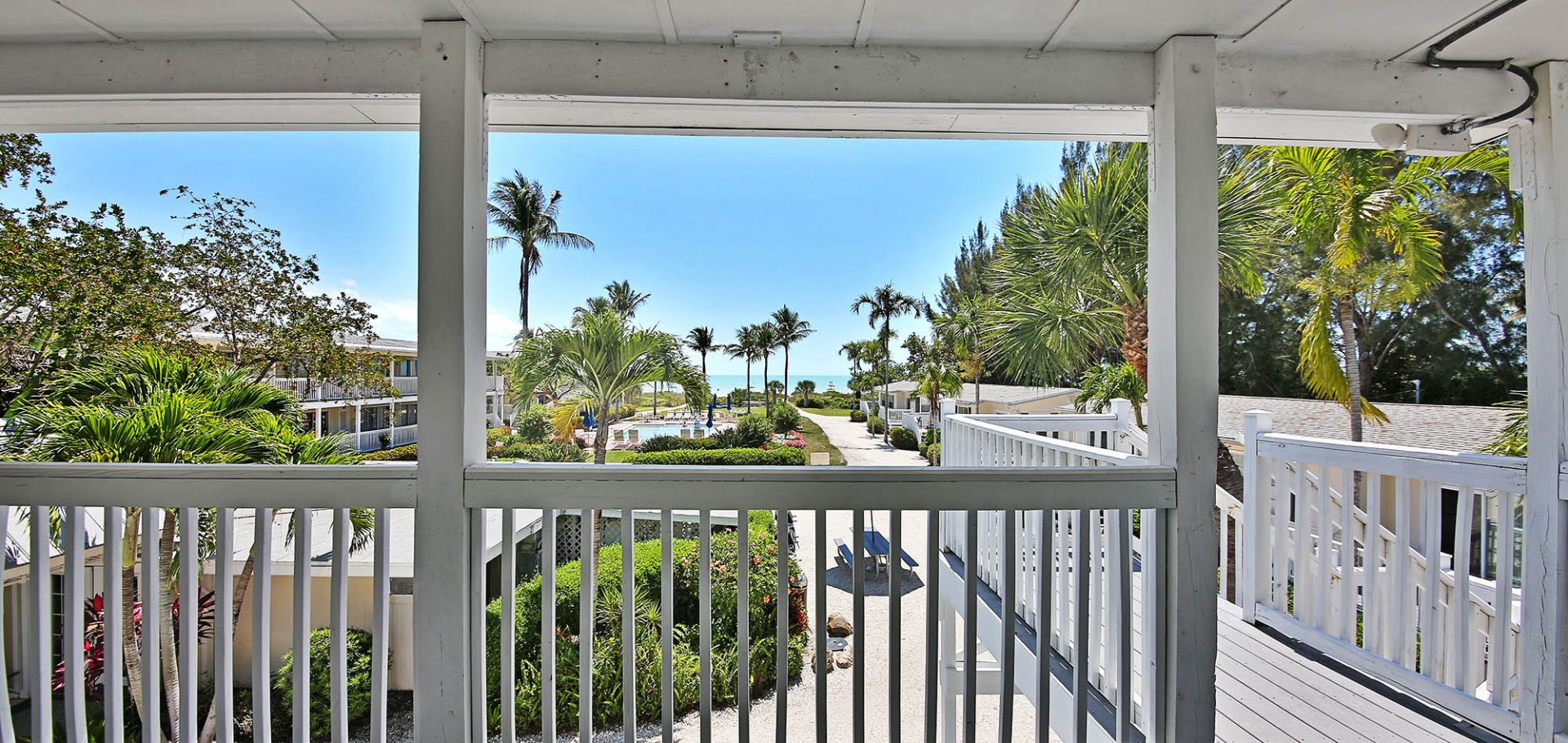 Sanibel Seaside Inn sea view from balcony