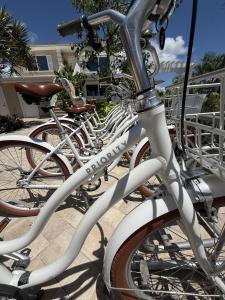 White bikes