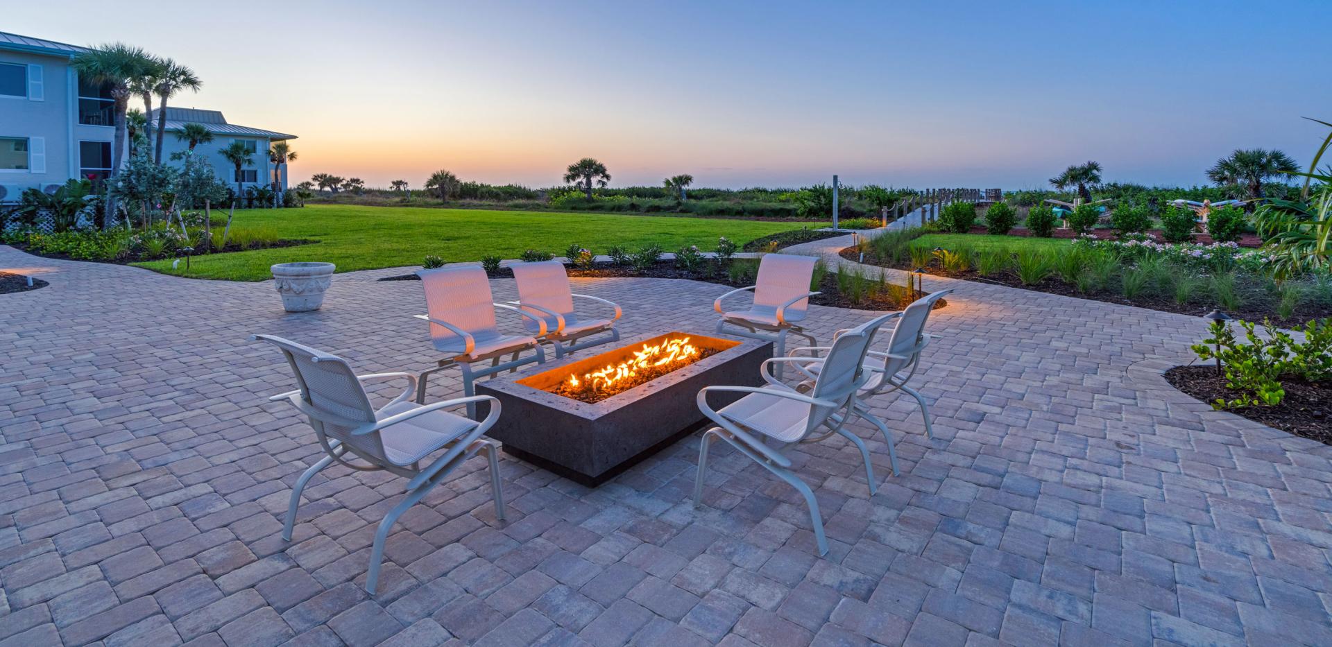 firepit at night